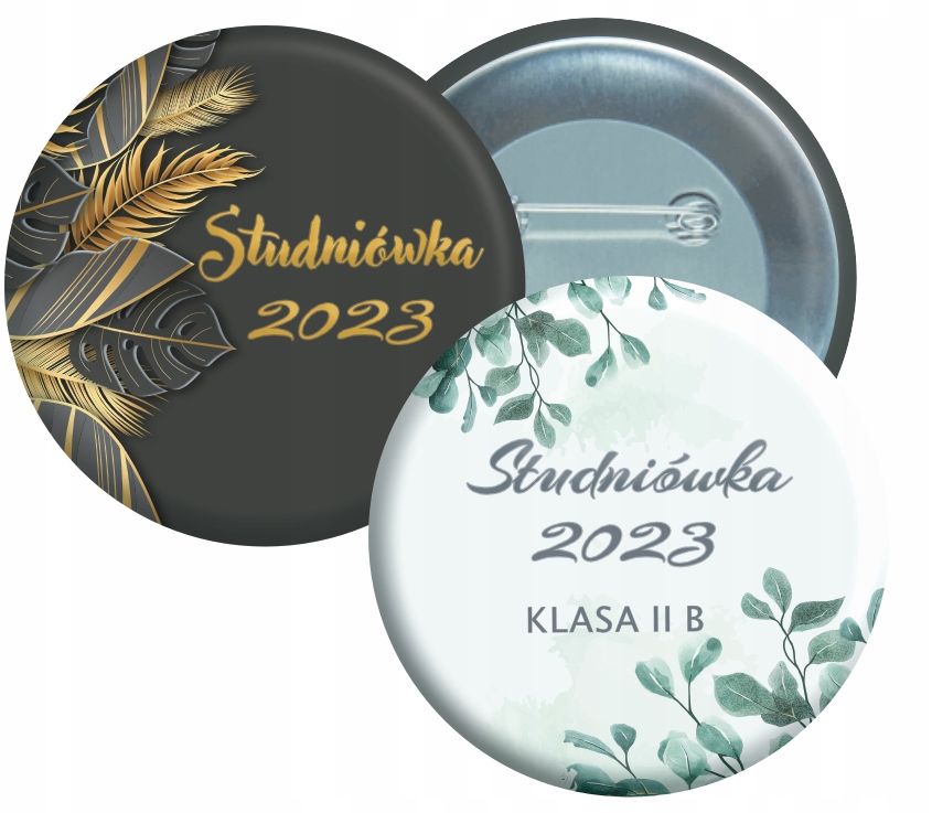 

Przypinki Na Studniówkę, przypinki, buttony 56mm