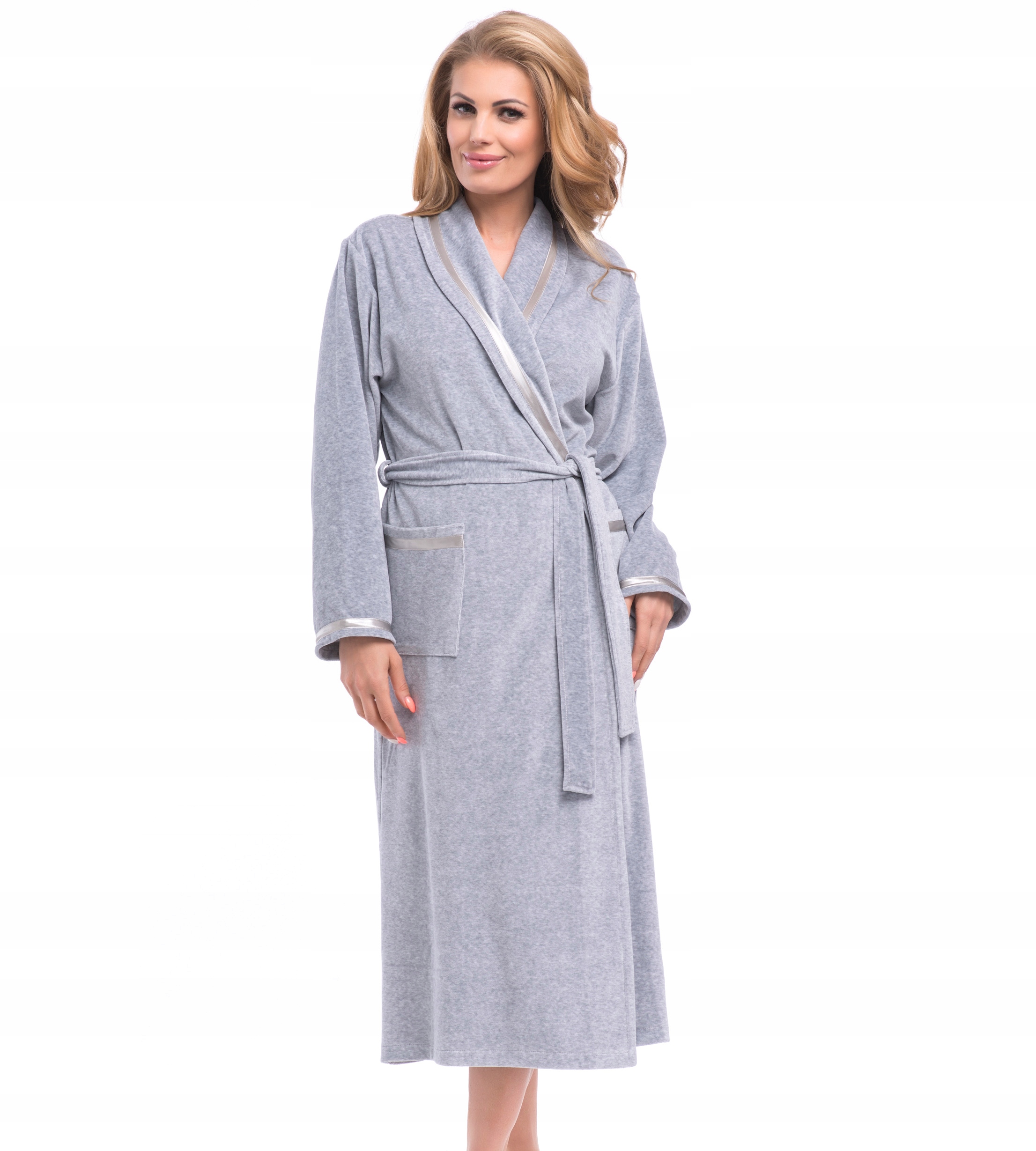 

Szlafrok damski Doctor Nap Klara SWA.1078 Grey XL