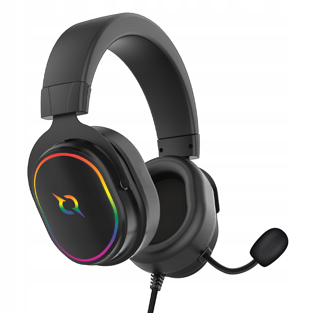 Aqirys Drátová sluchátka Altair 7.1 Rgb černá