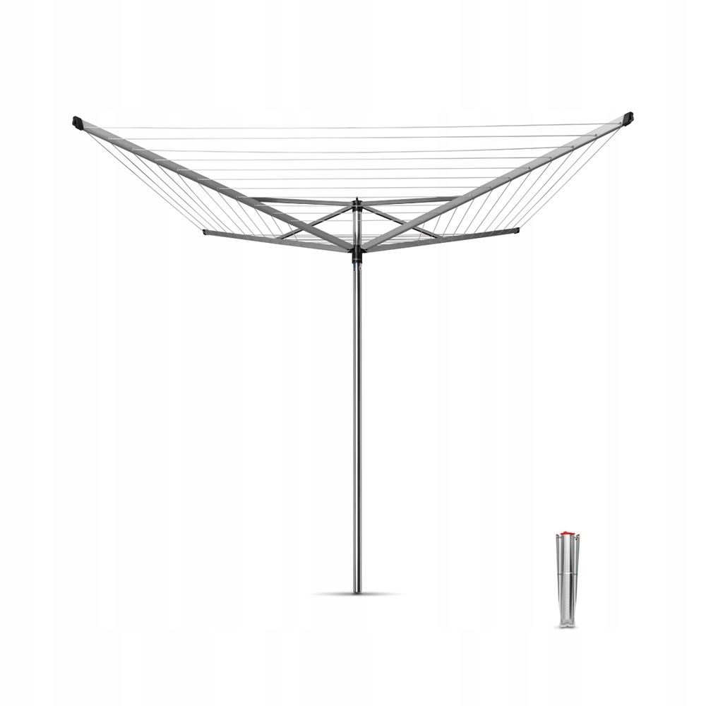 Brabantia Topspinner Suszarka ogrodowa 60 m Mocowanie do gruntu