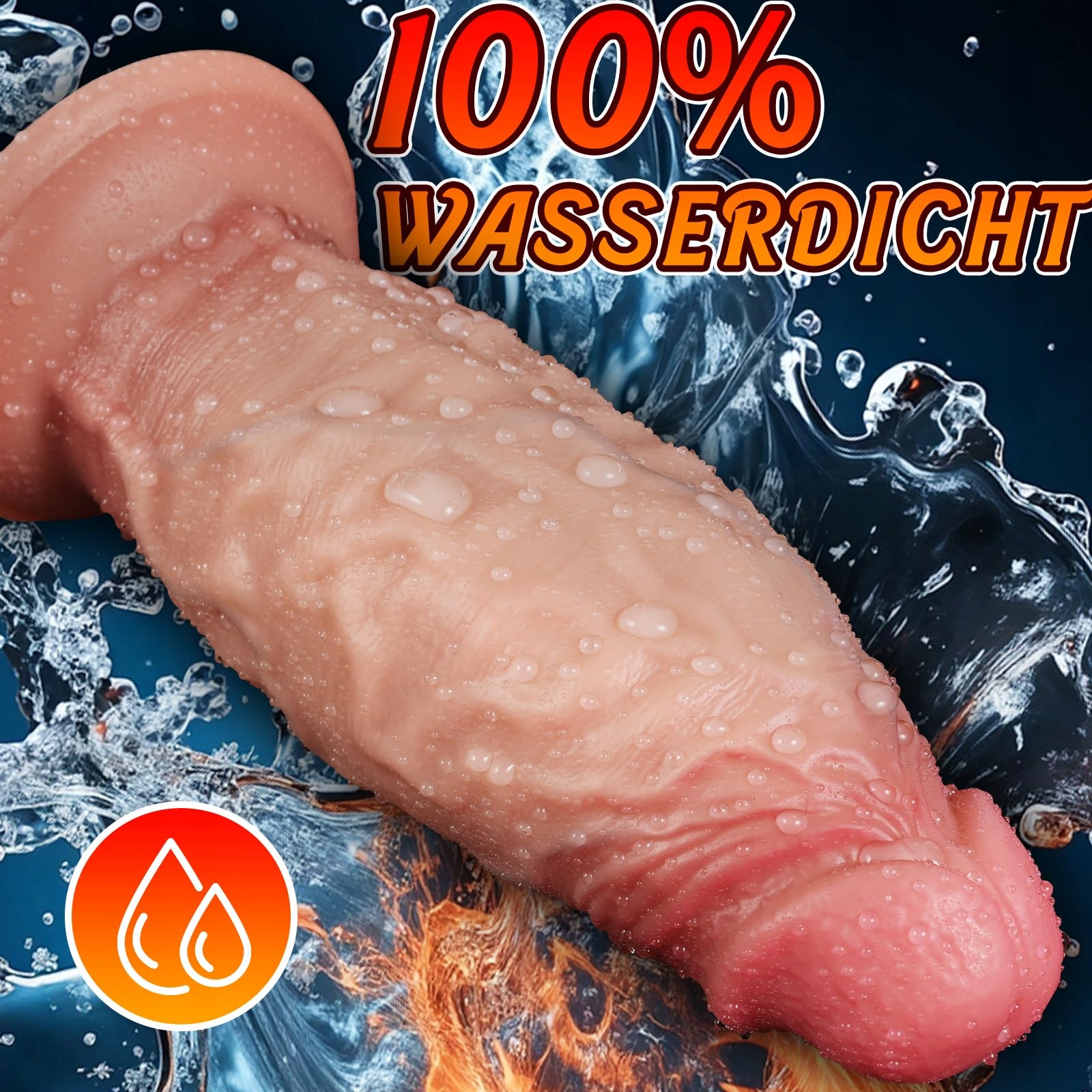 REALISTISCHER DILDO 17CM DLA KOBIET I MĘŻCZYZN Z MOCNĄ PRZYSSAWKĄ — miniatura 7