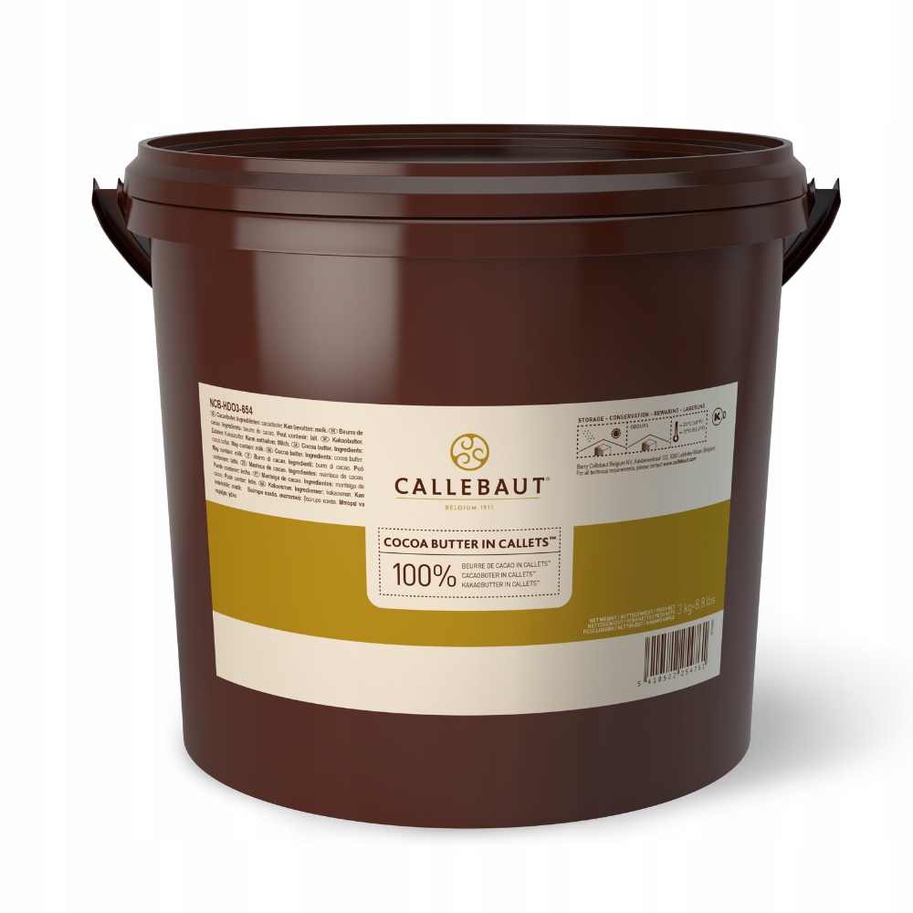 Levně Callebaut Kakaový tuk máslo Ncb 3 kg
