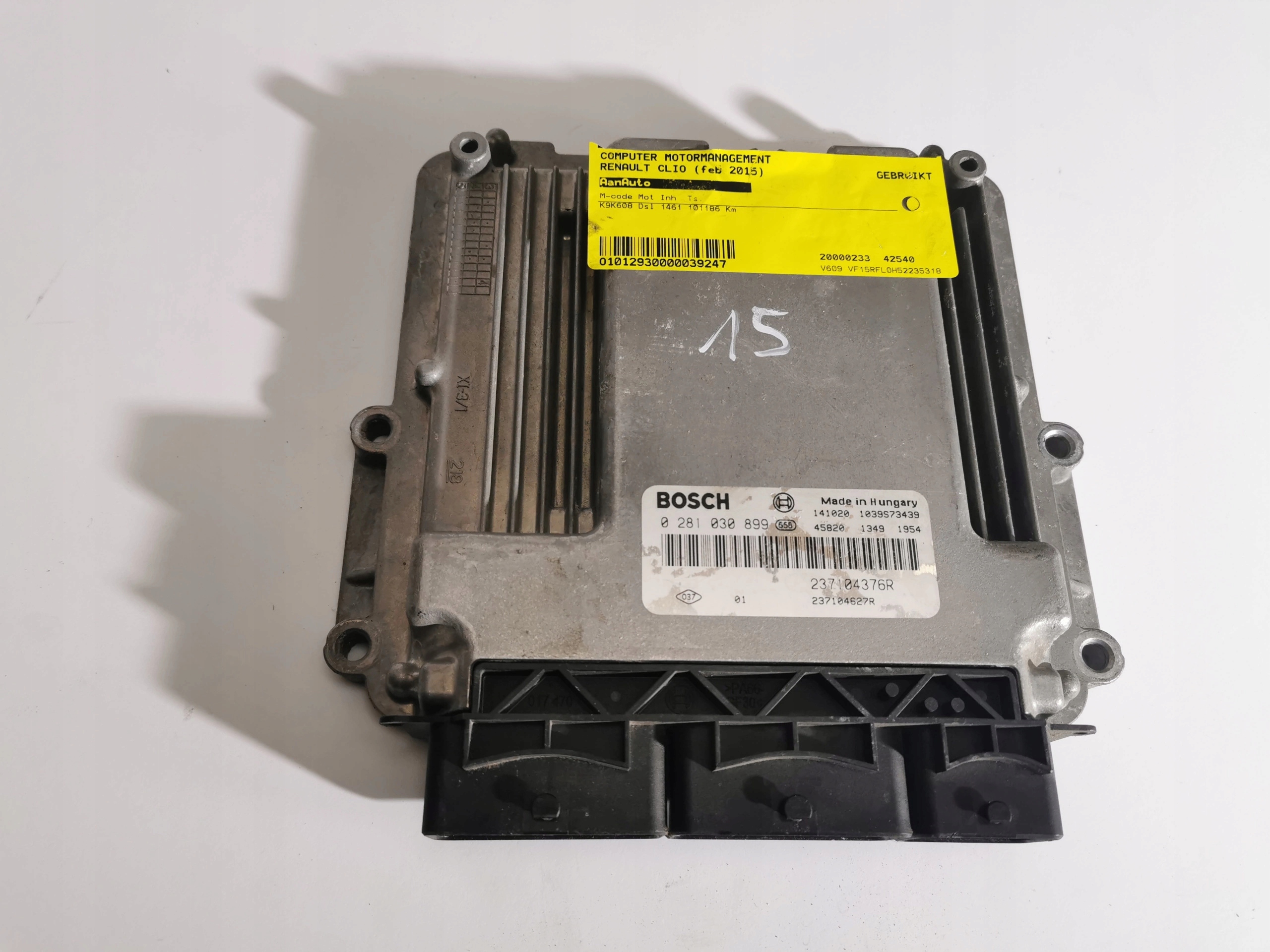 RENAULT CLIO 1.5DCI 0281030899 237104376R computer