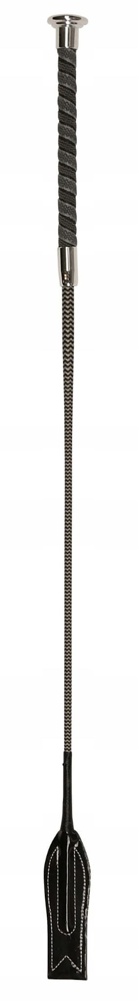 Bat skokowy, srebrny, 65 cm chwyt Covalliero