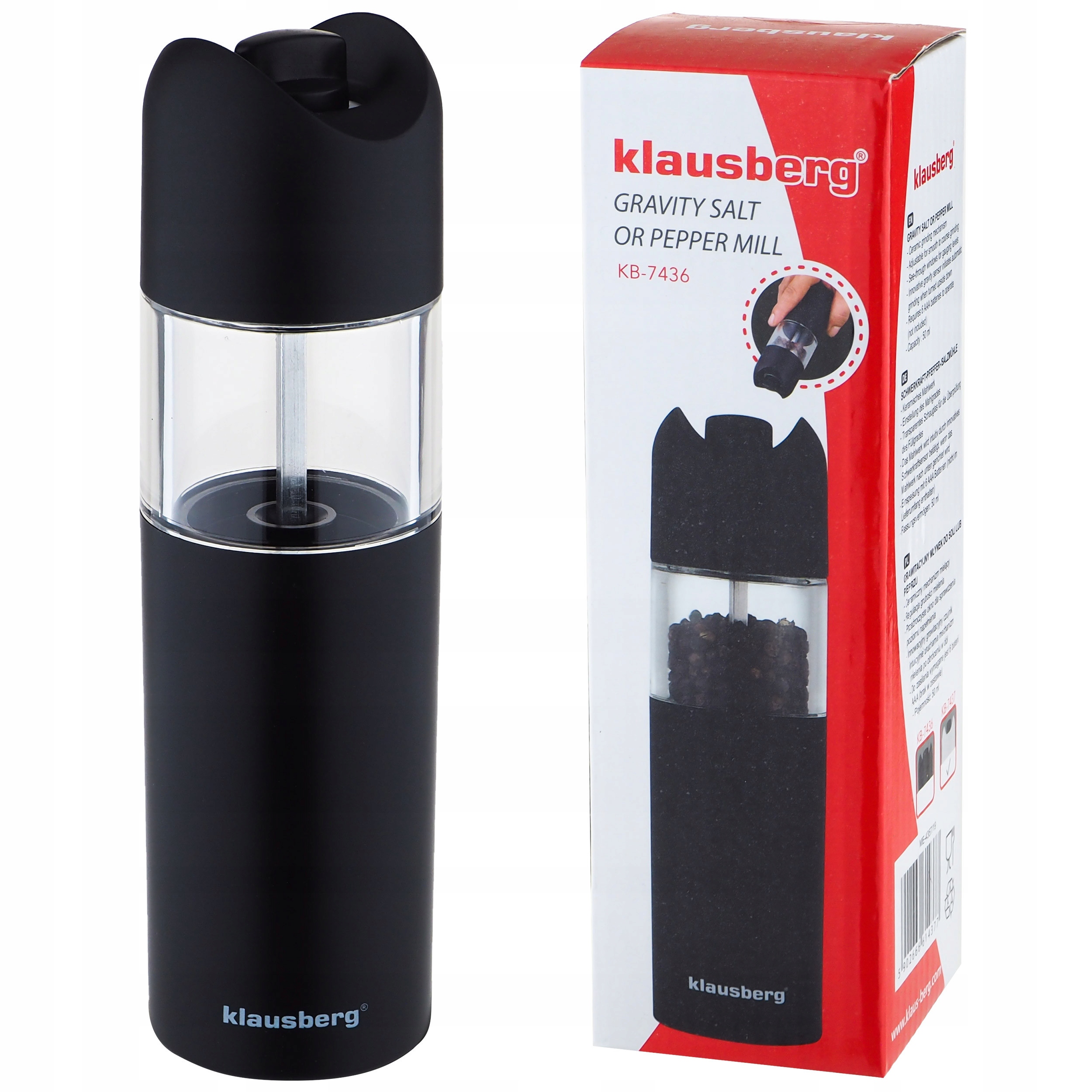 

Młynek Grawitacyjny Elektryczny Do Pieprzu Soli