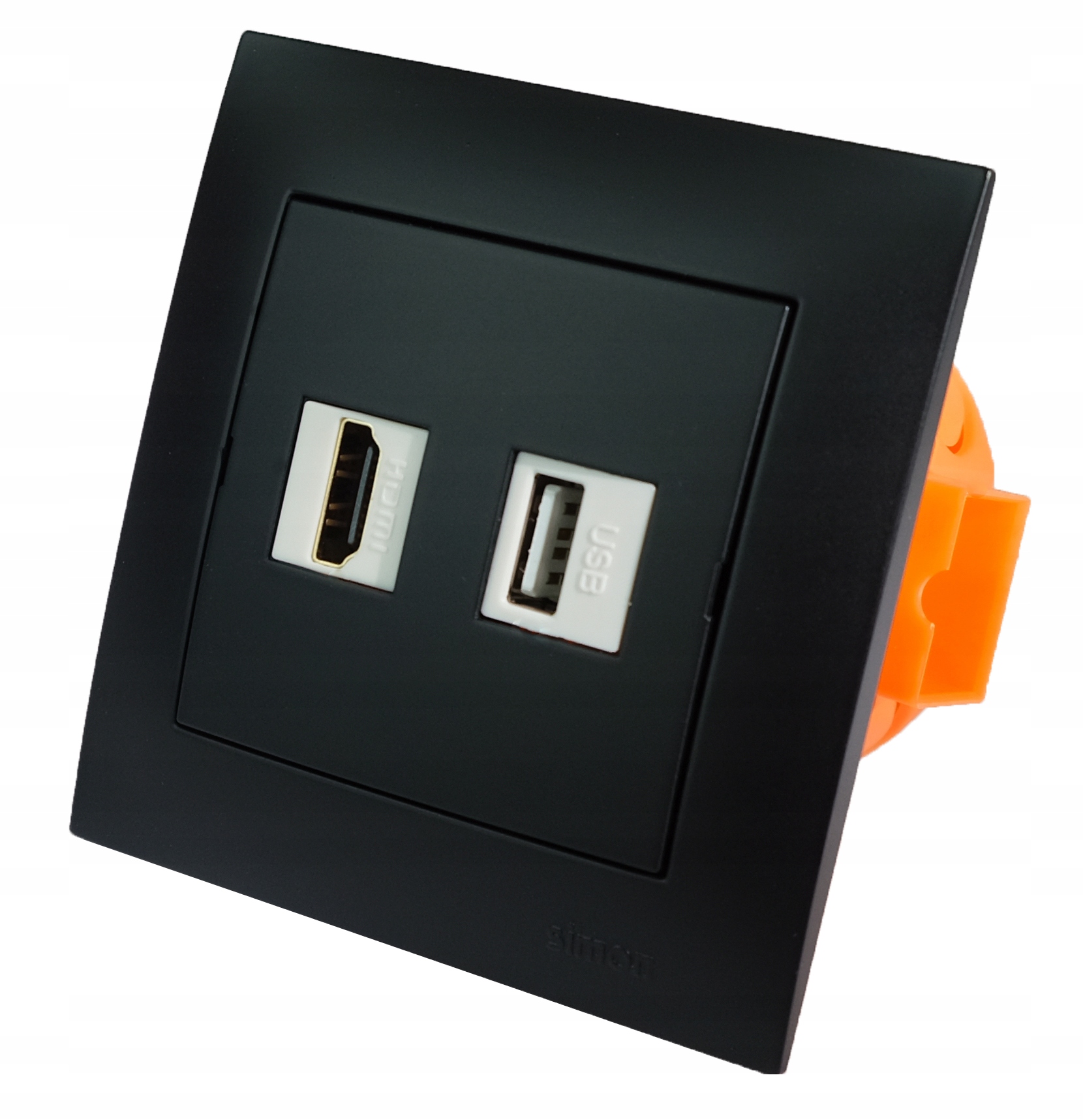 2× Gniazdo HDMI - gniazdo HDMI Kontakt Simon USB HDMI