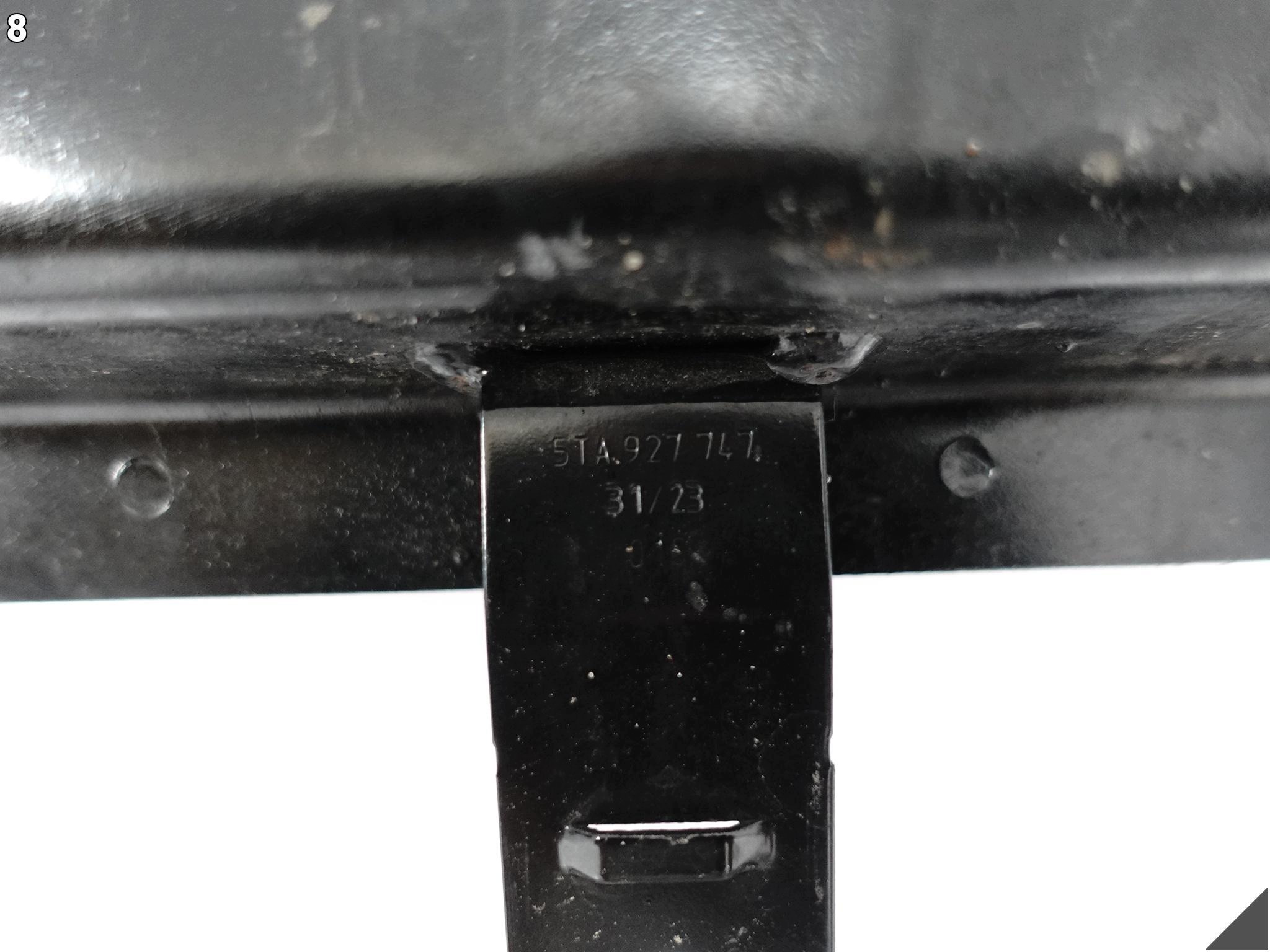 VW TOURAN II 5TA 15- sider pillar console W bumper front original
