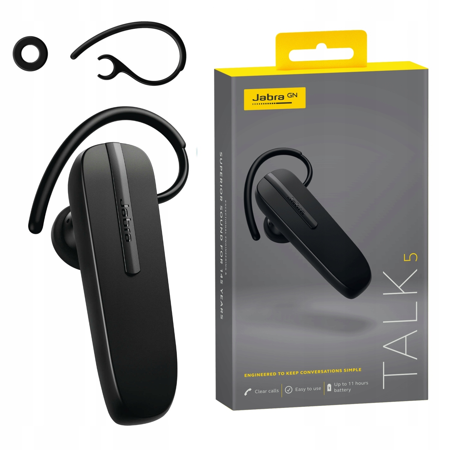 

Słuchawka Zestaw Bluetooth Jabra Talk 5 11H Rozmów