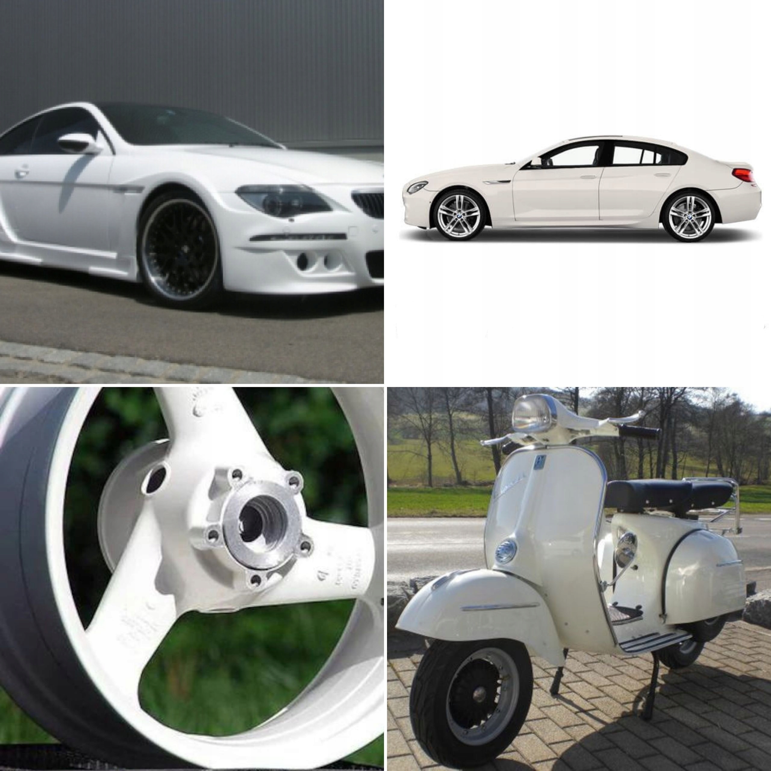 LAKIER w sprayu Biały Połysk FARBA SPRAY EMALIA RAL 9010 Uniwersalny Rodzaj akrylowe