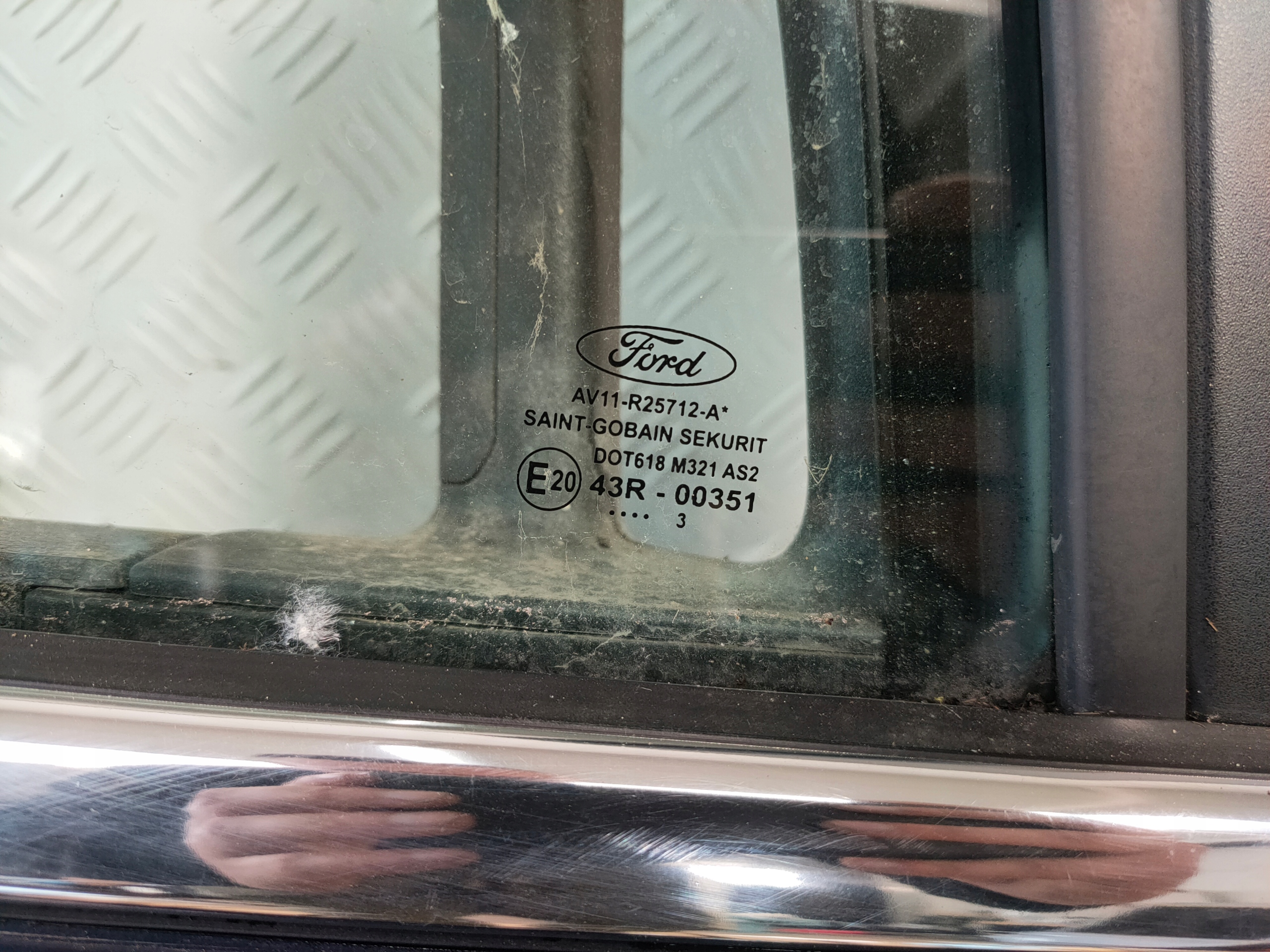 FORD B-MAX 12-17 door rear. right complete rear part original LAKIER