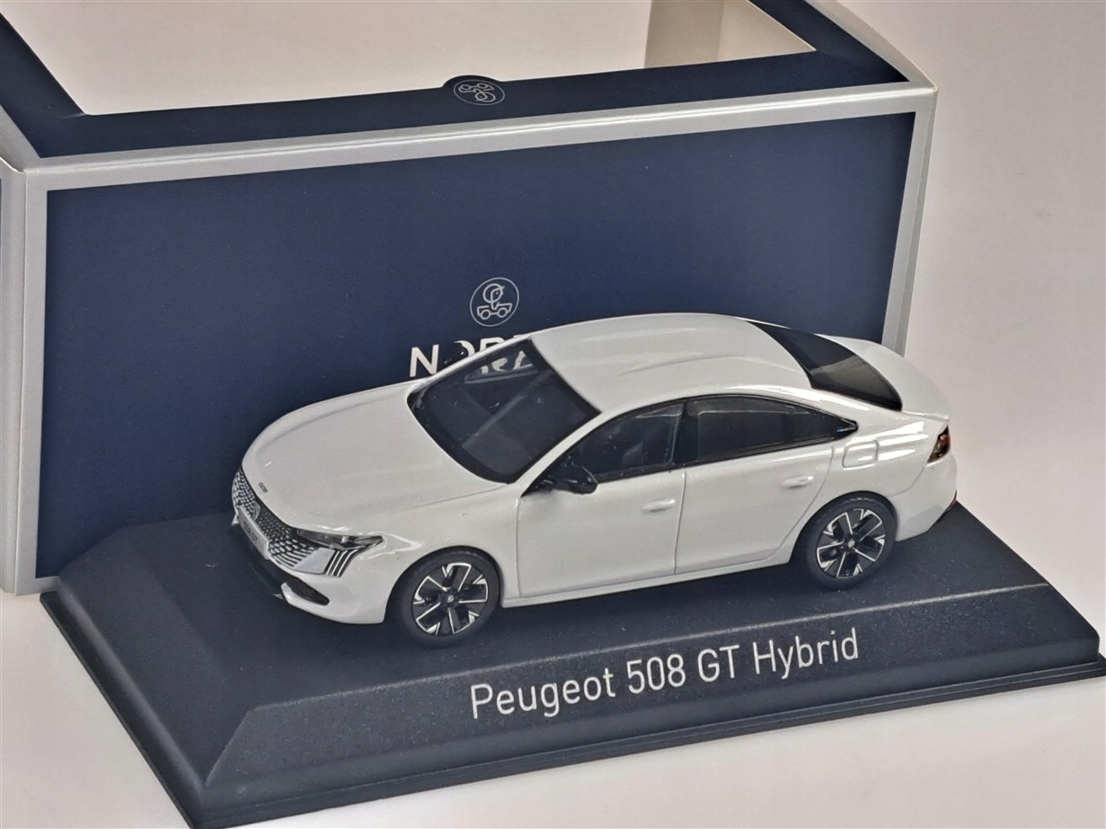 Norev Peugeot 508 Gt Hybrid 2023 Okenite White 1:43