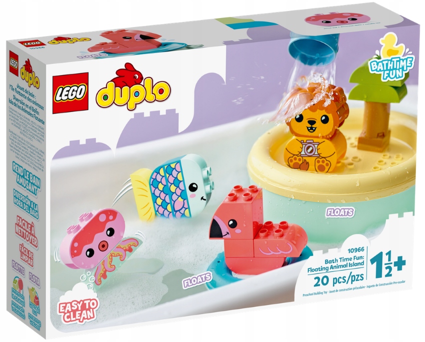 Lego Duplo 10966 Zábava při koupání: Plovoucí ostrov
