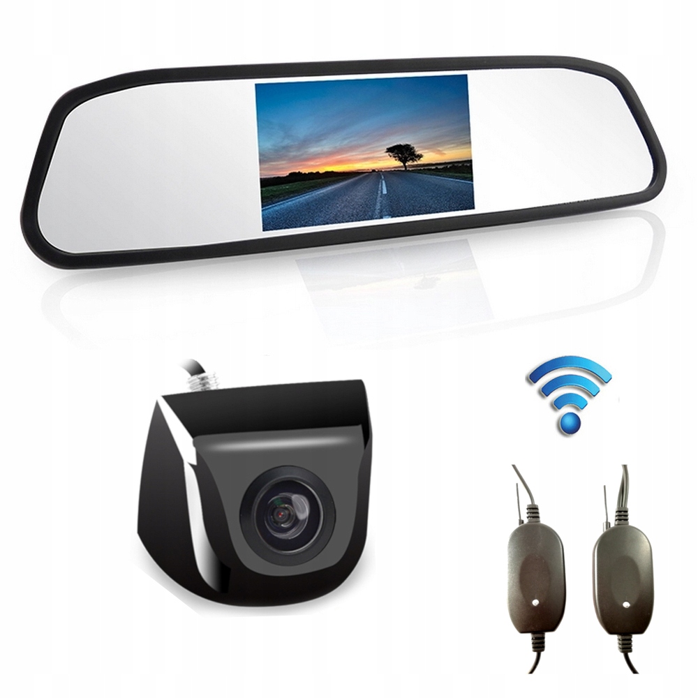 Монитор заднего вида беспроводная фронтальная / задняя камера