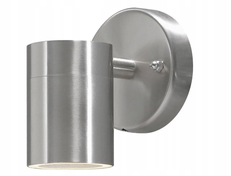 Zahradní nástěnné svítidlo Modena v odstínech šedé a stříbrné GU10 35 W