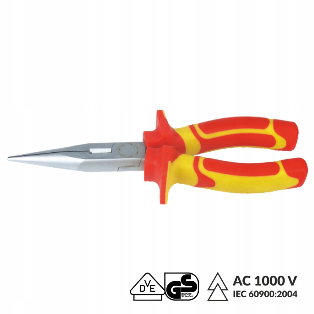 

Szczypce wydłużone proste 160mm Vde 1000V elektro