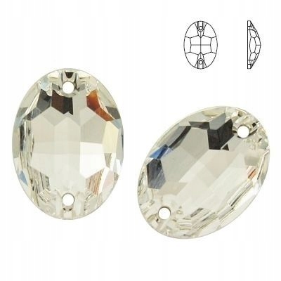 3210 MM 10 Swarovski Oval Crystal F