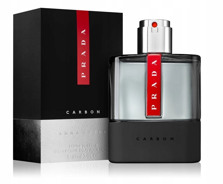 Prada Luna Rossa Carbon 100ML Toaletní Voda Pro Muže Parfém Pánský