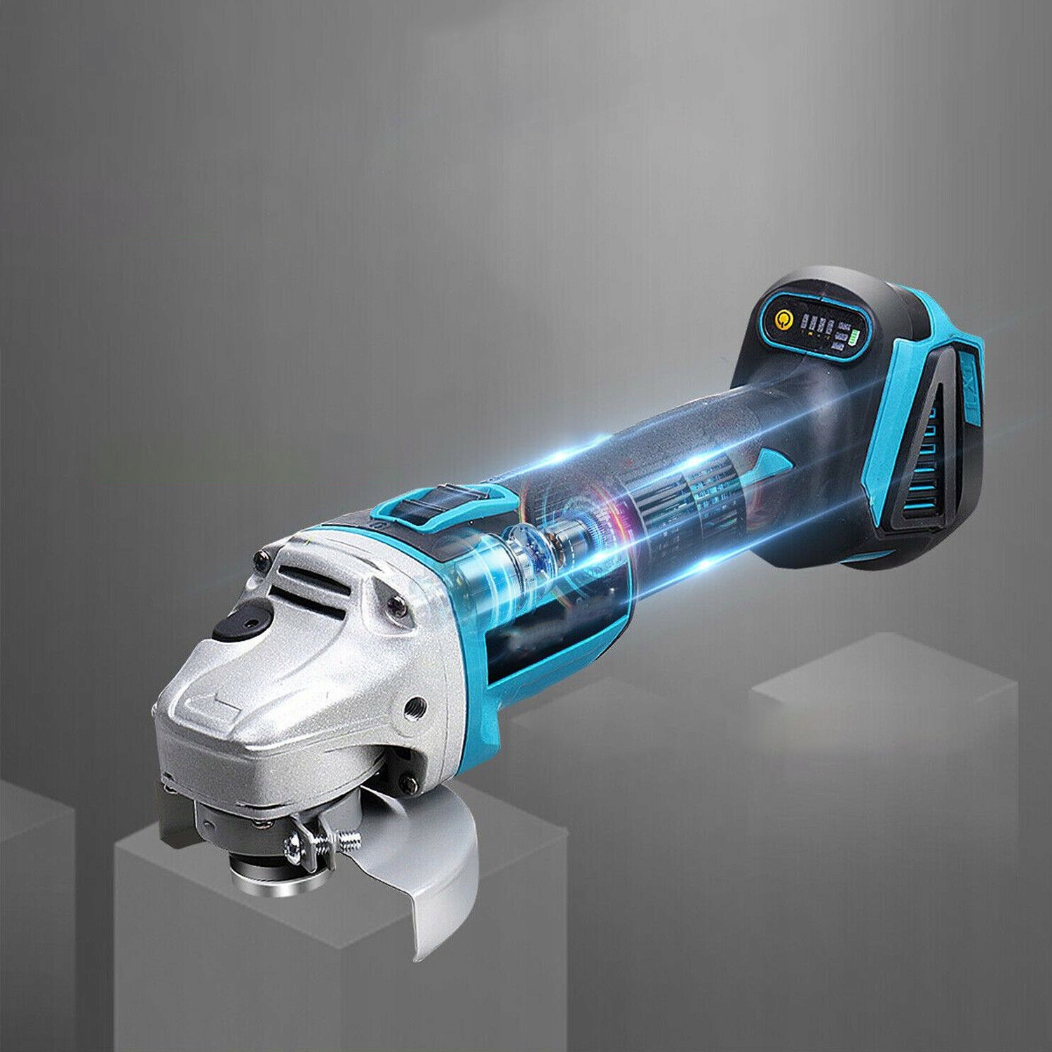 125MM MULTIFUNCTION CORDLESS ANGLE GRINDER 21V + 1x ACCESSORIES EAN (GTIN) 763663015384