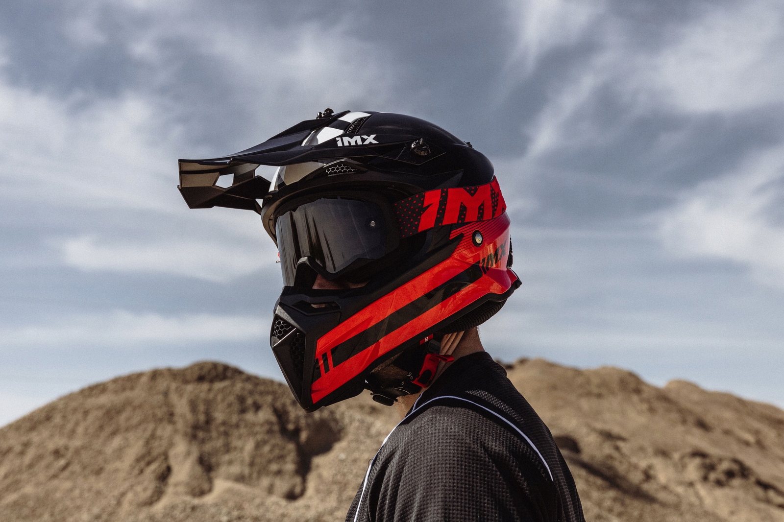 Gogle IMX ENDURANCE FLIP BLACK MATT/RED GRATISY Producent IMX