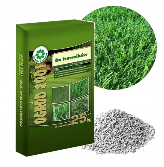 Siarkopol Nawóz Do Trawników Ogród 2001 Trawy 25KG Na wiosnę
