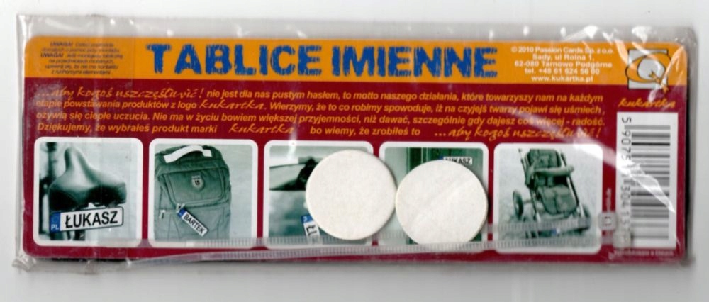 JUDYTA mini Tablica Rejestracyjna Imienna metal EAN (GTIN) 5905413611858