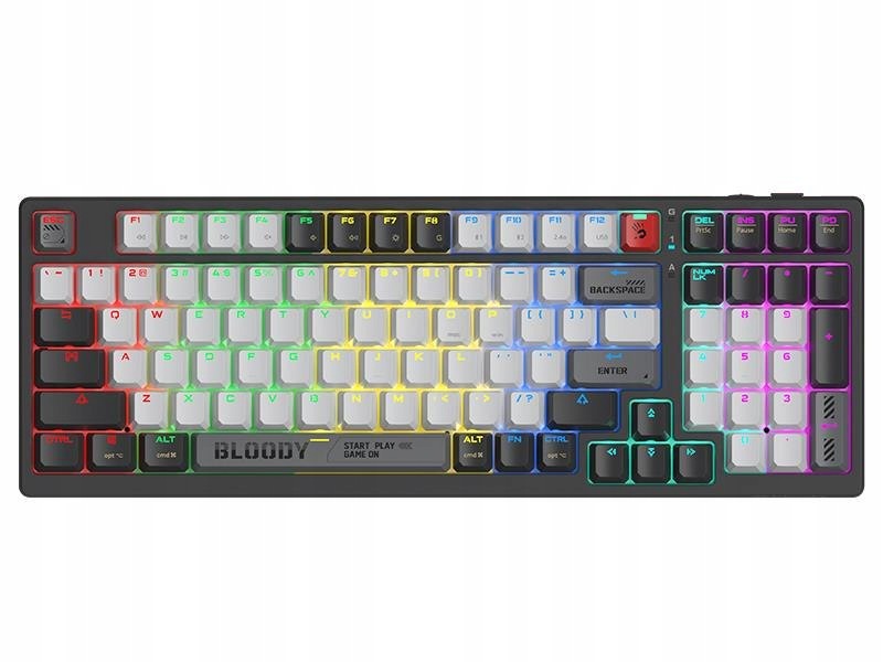 Bezdrôtová klávesnica A4tech Bloody WS98 Grey Wrls