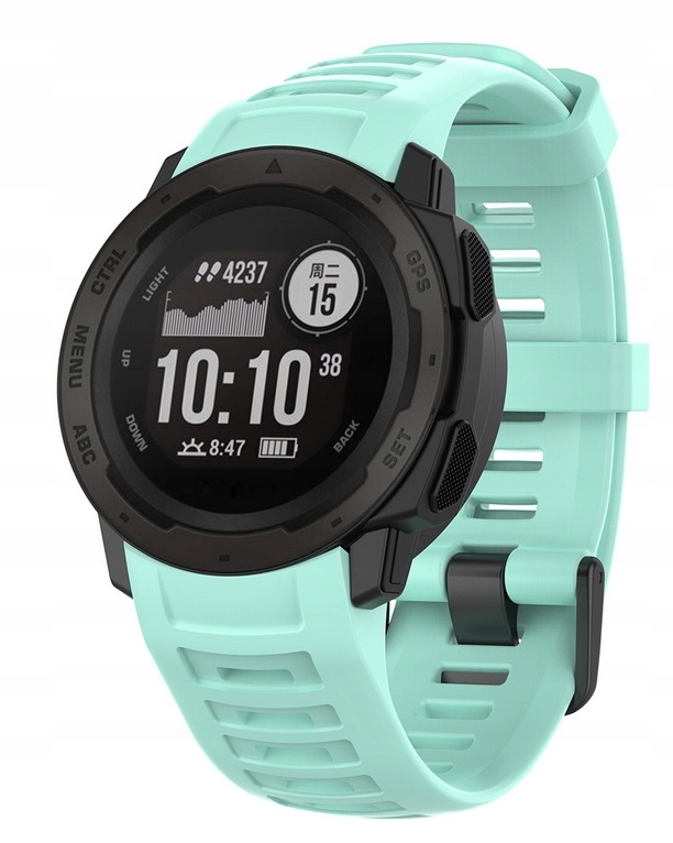 

Pasek Silikonowy Garmin Instinct Solar Miętowy