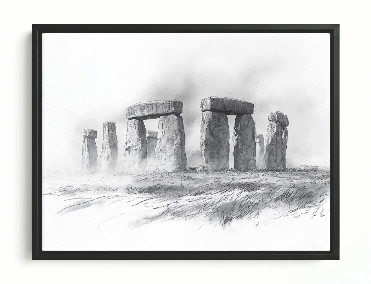 Obraz Rám American Box Stonehenge Kult Druid Kámen Anglie 100x75