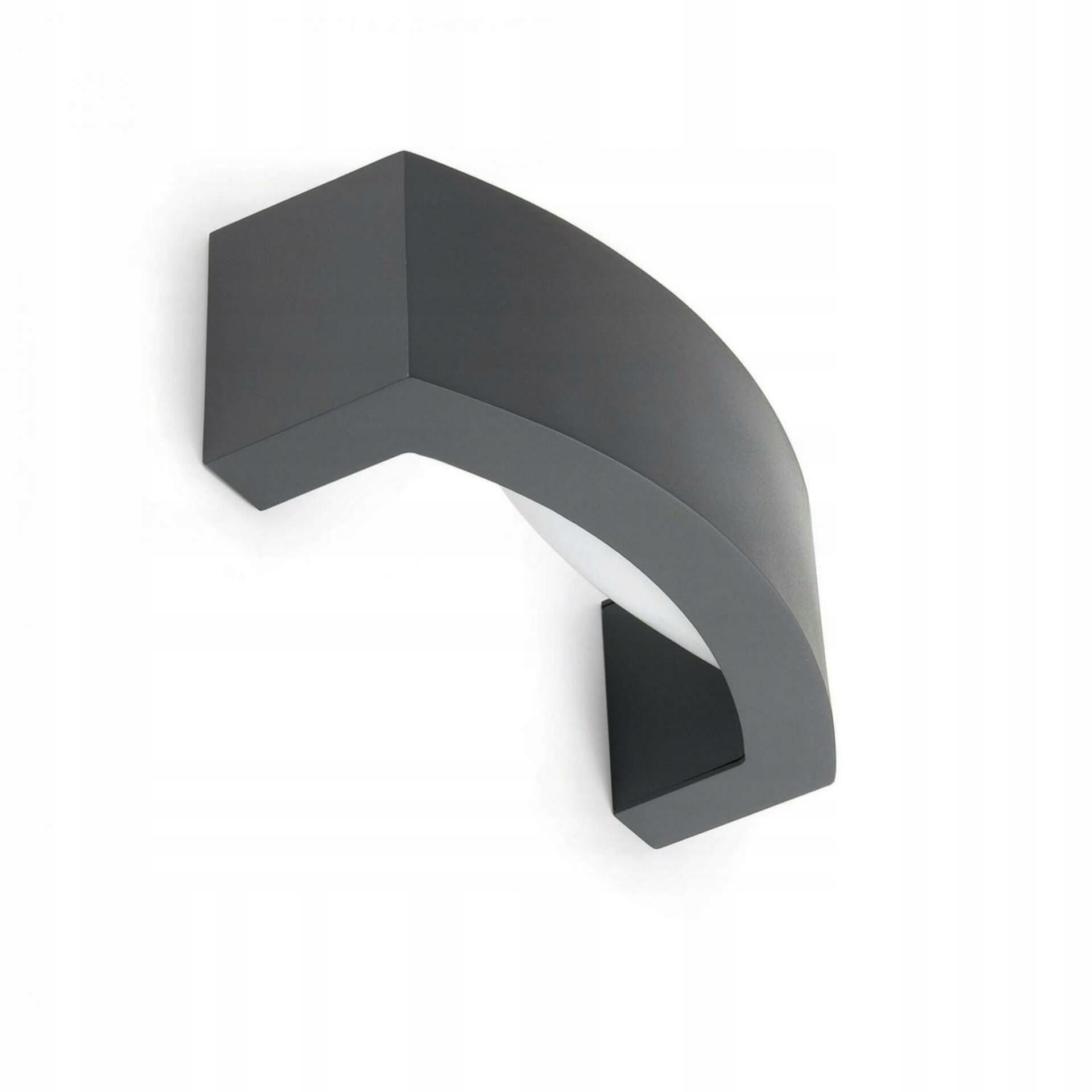 Faro Ancora nástenná lampa, tmavo šedá, E27, IP44, moderný design