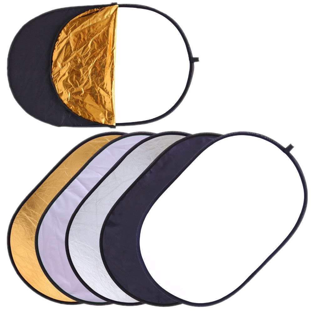 BLENDA FOTOGRAFICZNA DO ZDJĘĆ DYFUZOR ŚWIATŁA DO STUDIA 60X90CM SKŁADANA