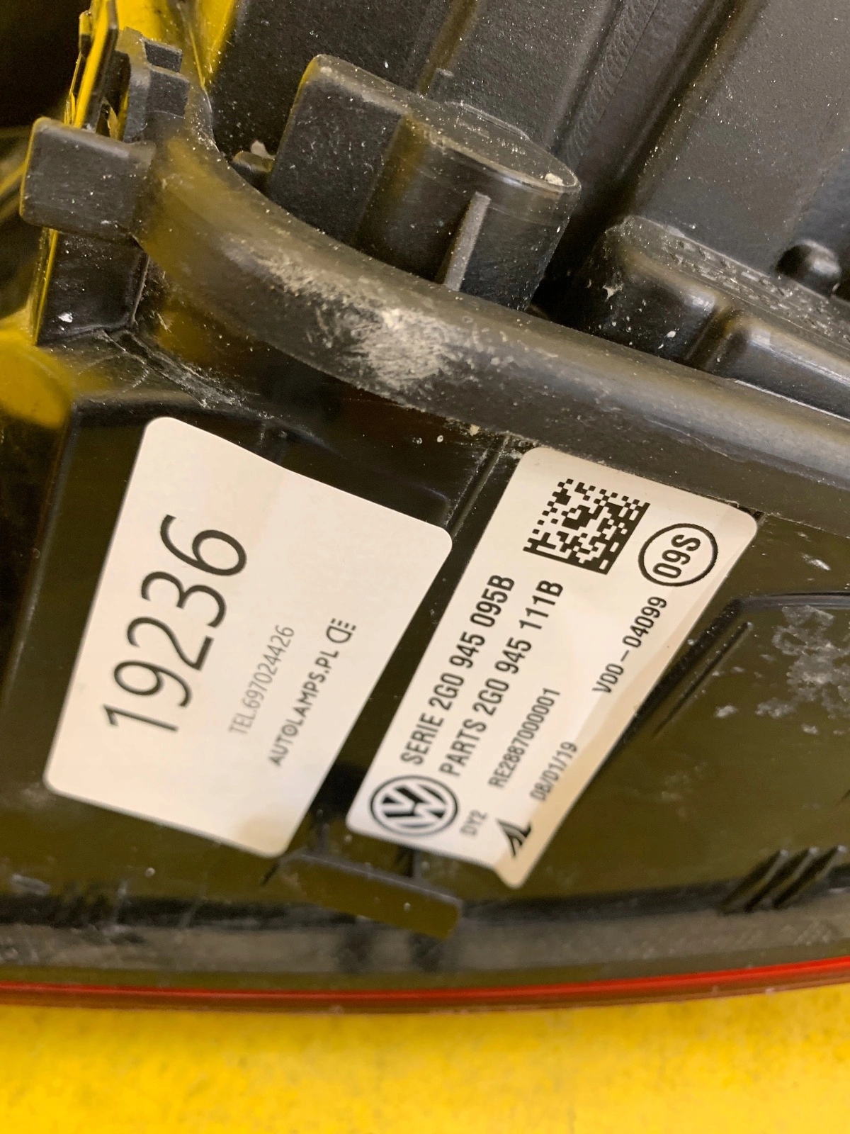 LIGHT REAR LEFT VW VOLKSWAGEN POLO 2G0 2G0945095B