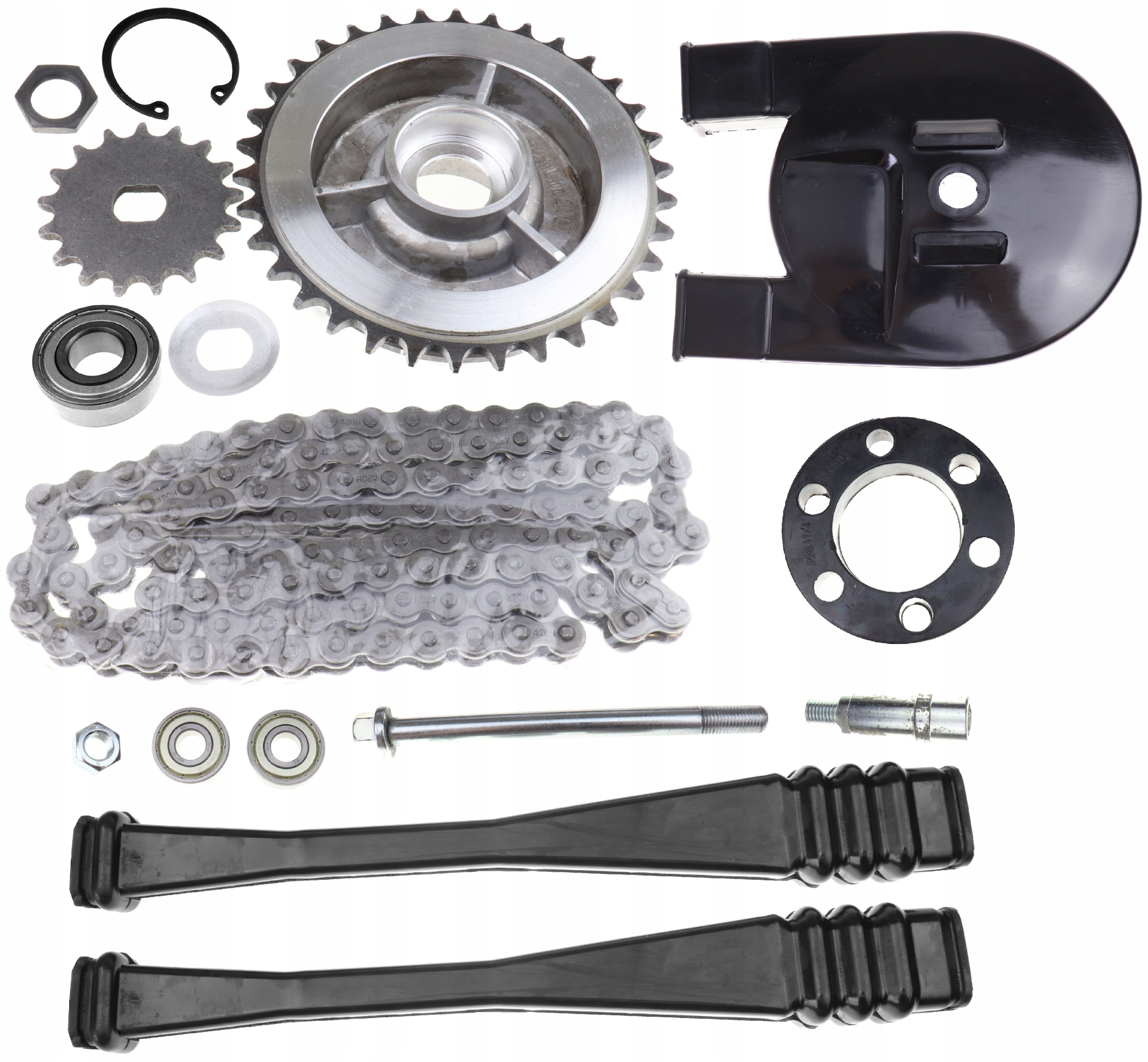 SIMSON ZĘBATKA PRZÓD TYŁ ŁAŃCUCH ŁOŻYSKA OŚ KOŁA O