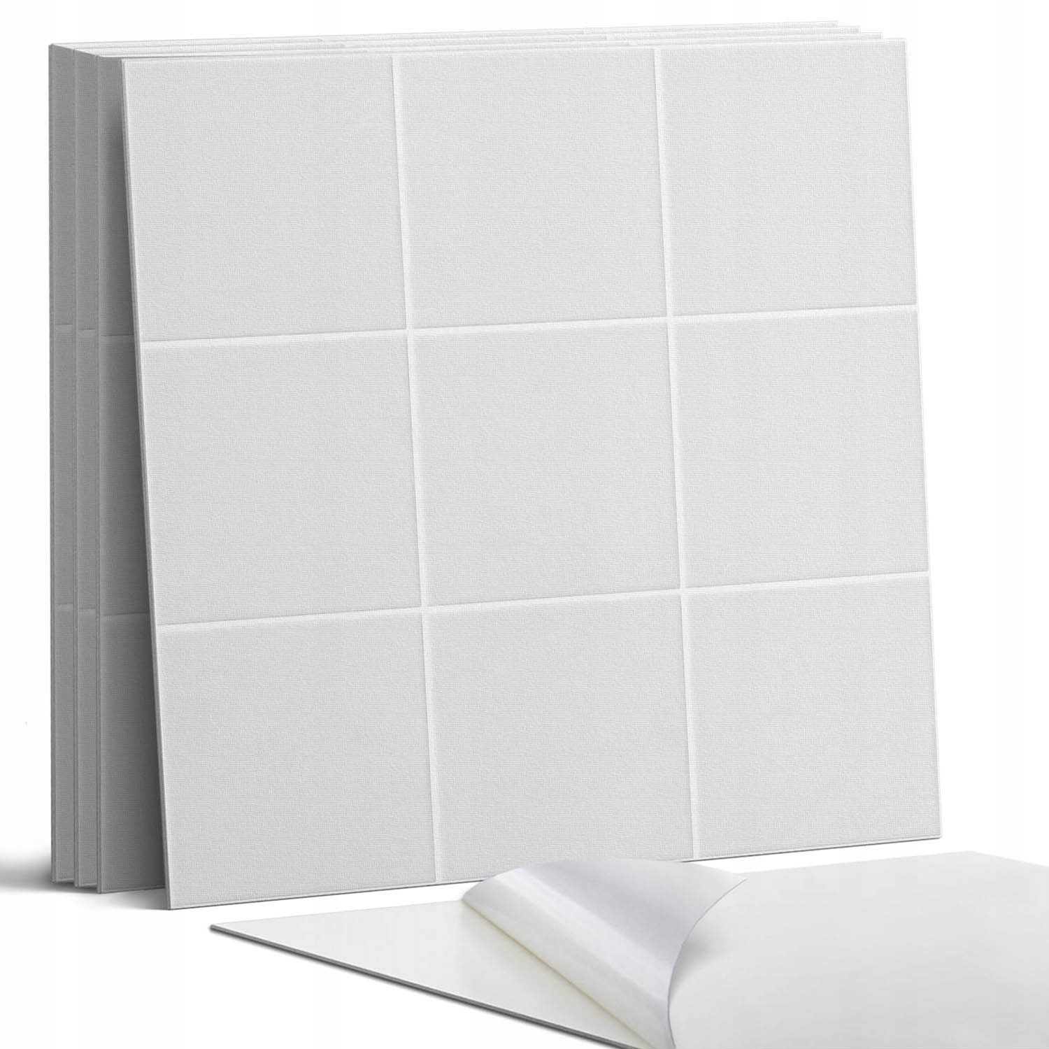 Sada Pvc vinylových dlaždic Minimalistický design dlaždic 4 x 50 x 50 cm
