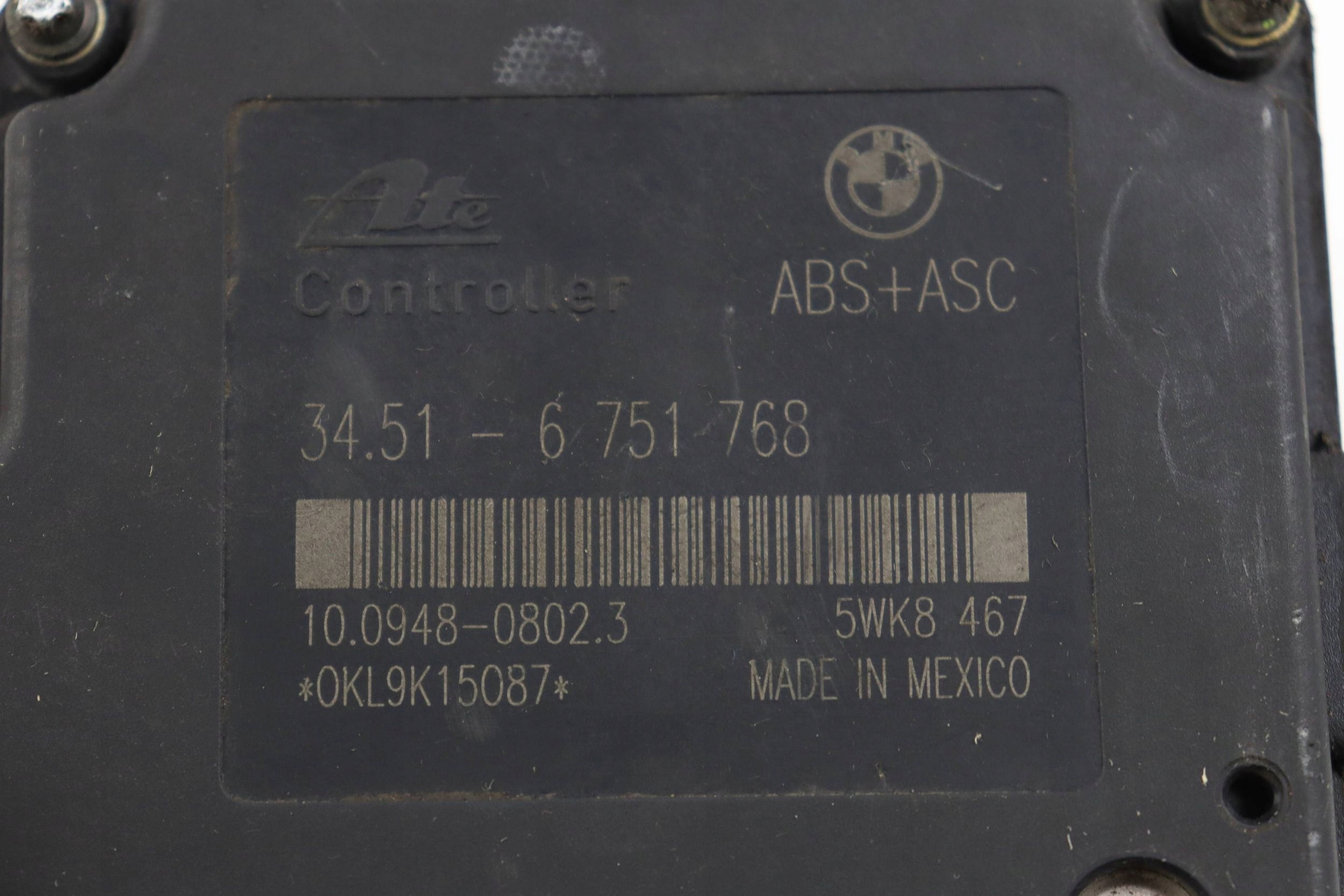 BMW 3 E46 E36 Pompa Centralina ABS 6751767 6751768
