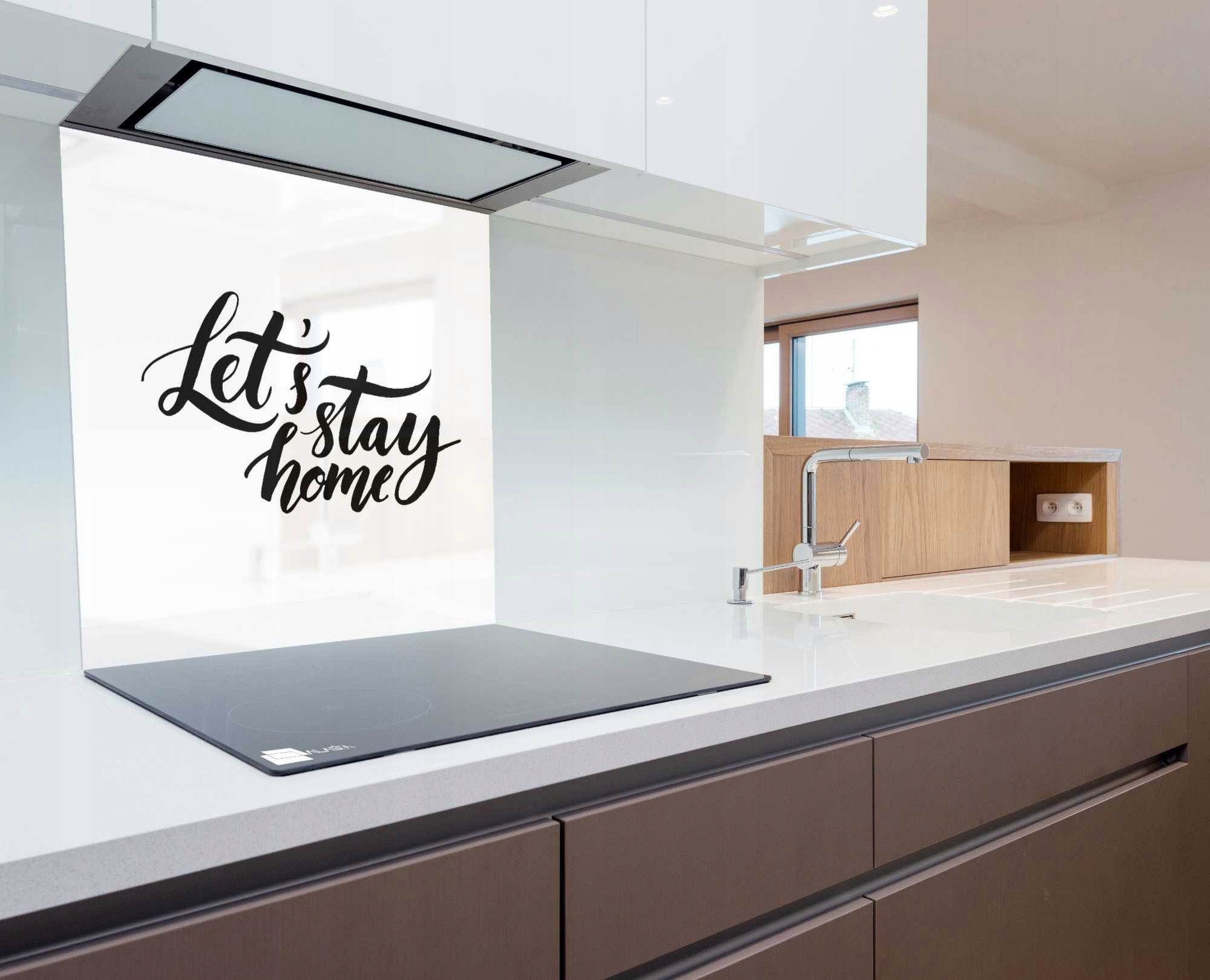 Panel szklany hartowany 60x60 Napis Let's stay Liczba m² w ofercie 0.36 m²