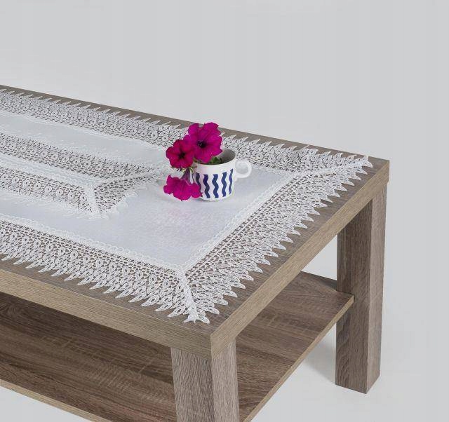 

144 Obrus z gipiurą Ortex 60x120 Biały
