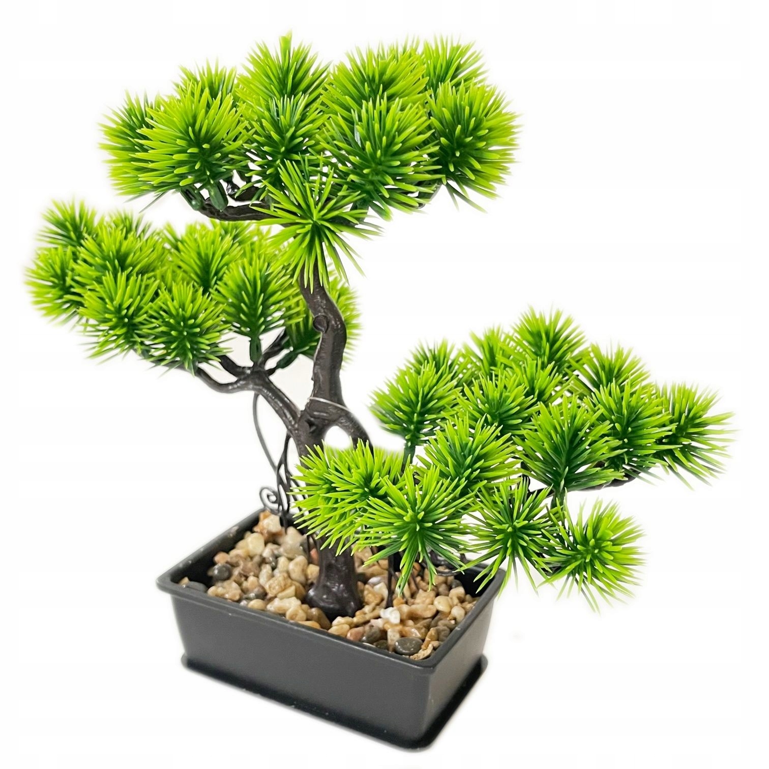 

Drzewko Bonsai Zielone Sztuczna Roślina W Doniczce