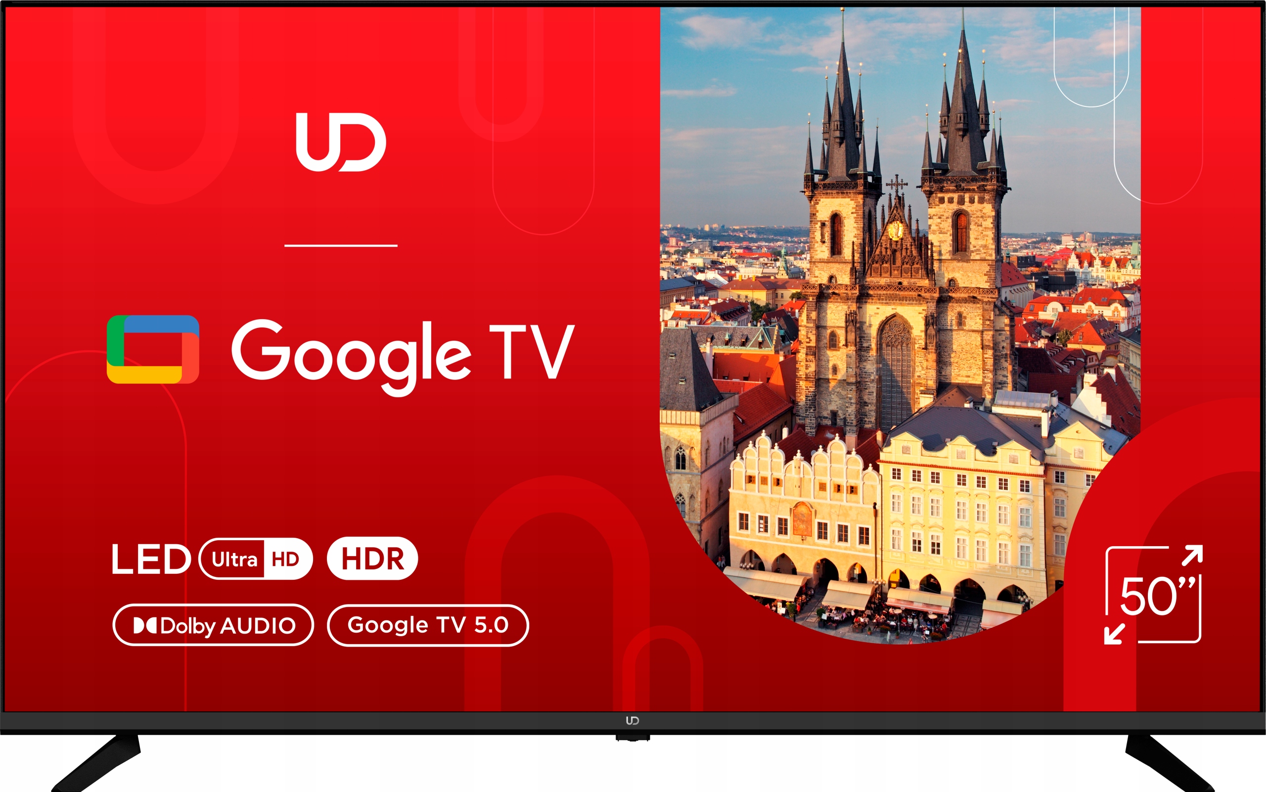 Ud 50GUC5210S Led 4K Uhd 50 Cali Google Smart Tv Hdr Dolby Audio WiFi Hevc