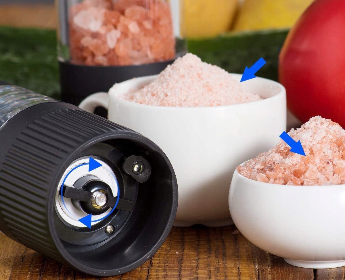 MŁYNEK DO PIEPRZU I SOLI ELEKTRYCZNY MŁYNEK Materiał inny