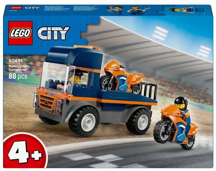 Stavebnice Autopřepravník Pro Motocykly 60491 Lego City
