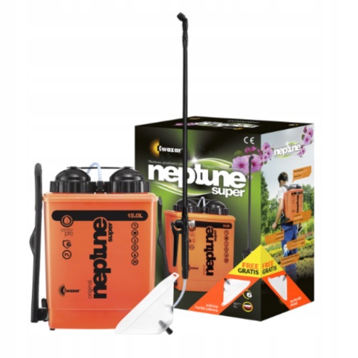 

Kwazar opryskiwacz Neptune 15L+ Osłona herbicydowa