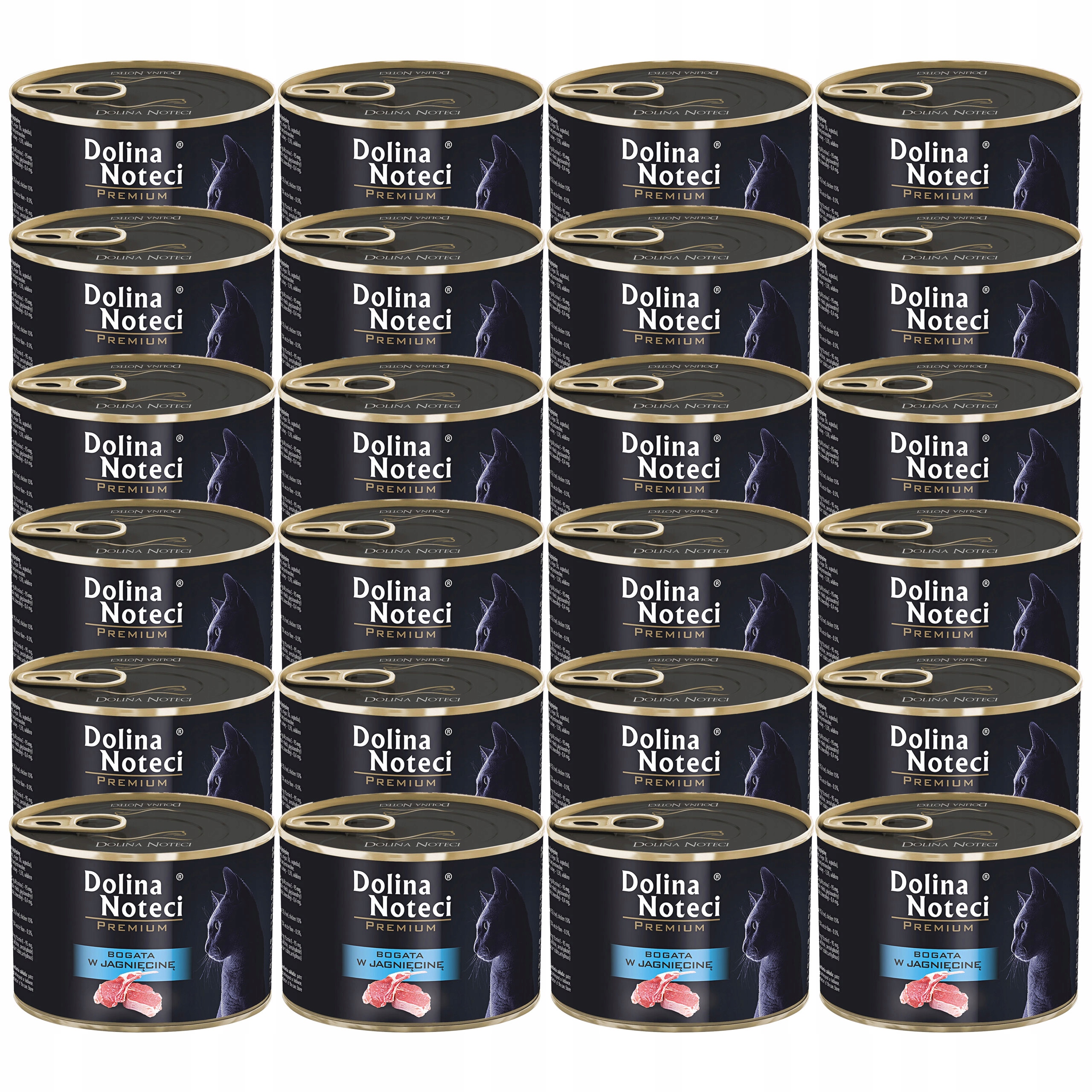 Dolina Noteci Premium Krmivo kočka jehněčí 24x185g