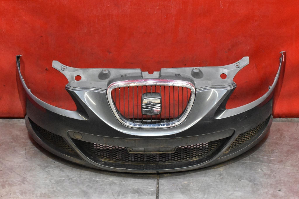 bumper front front grey SEAT LEON 2 II 05-09
