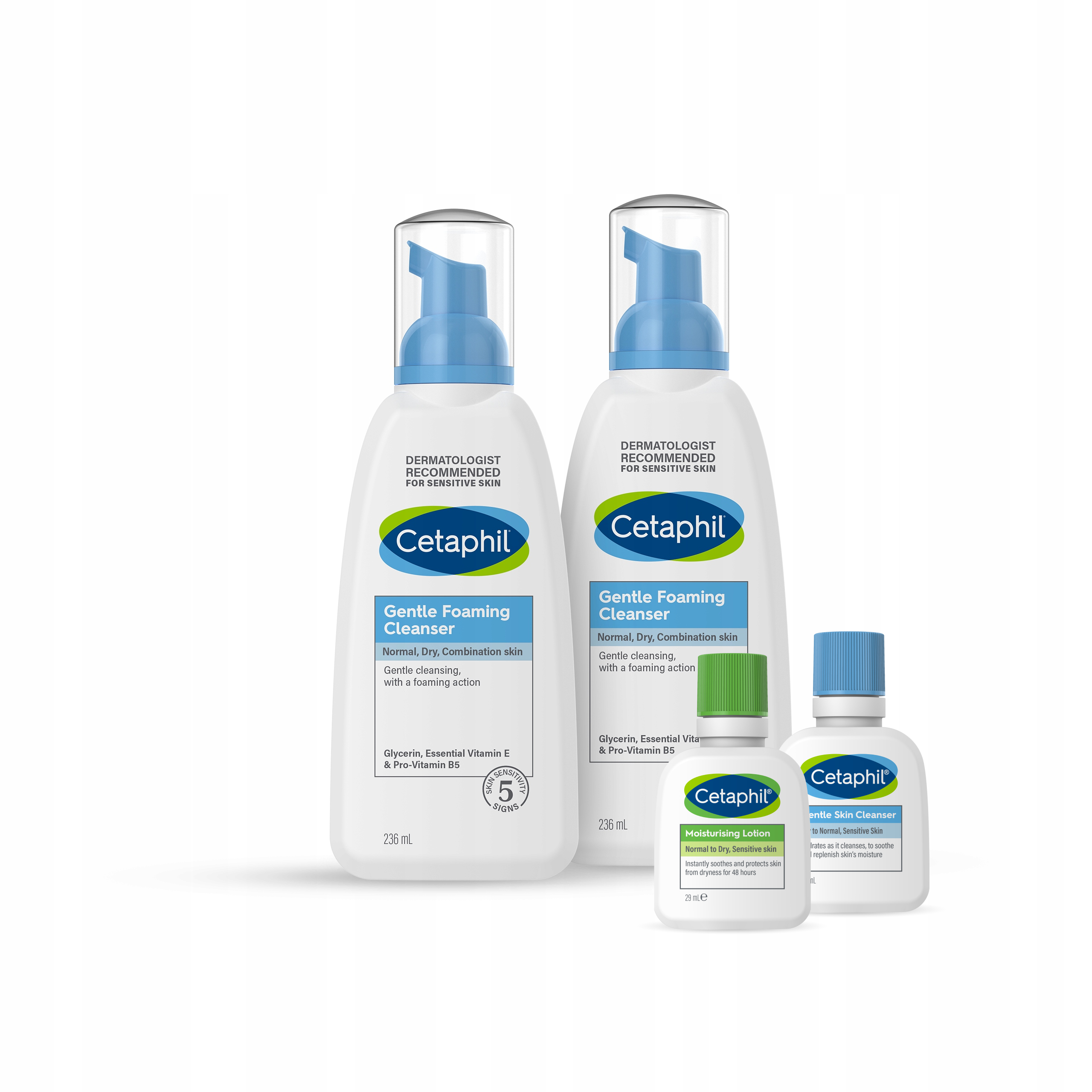 Zestaw Cetaphil Lekka pianka do mycia twarzy x2 mini MD Em