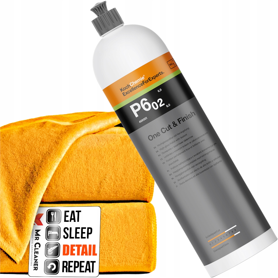 Koch Chemie P6.02 One Cut & Finish leštiaca pasta One Step s voskom 1L