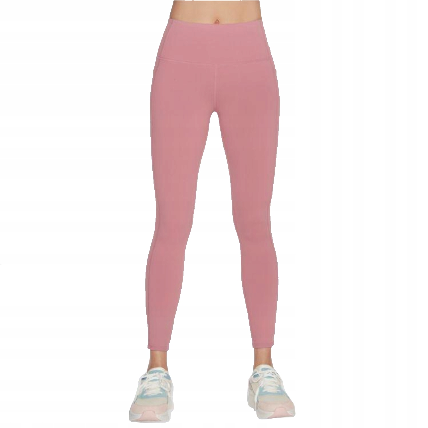 Skechers Go Walk High Waisted Legging [L] Dámské legíny Nylon Růžová
