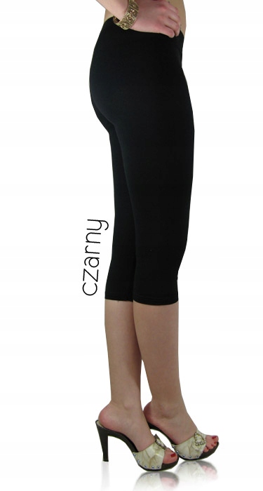 LEGGINSY GETRY POLSKIE BAWEŁNA+LYC. 3/4 roz. XXL Wzór dominujący bez wzoru