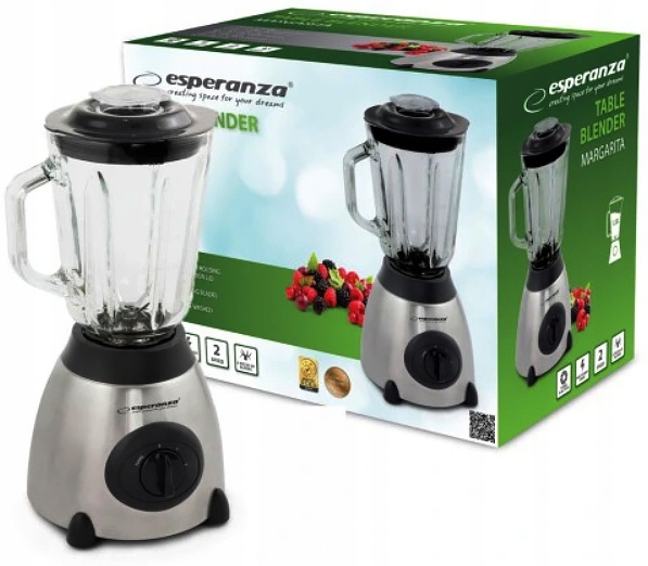 

Mikser Blender Kielichowy Stojący Inox 350W 1,5L