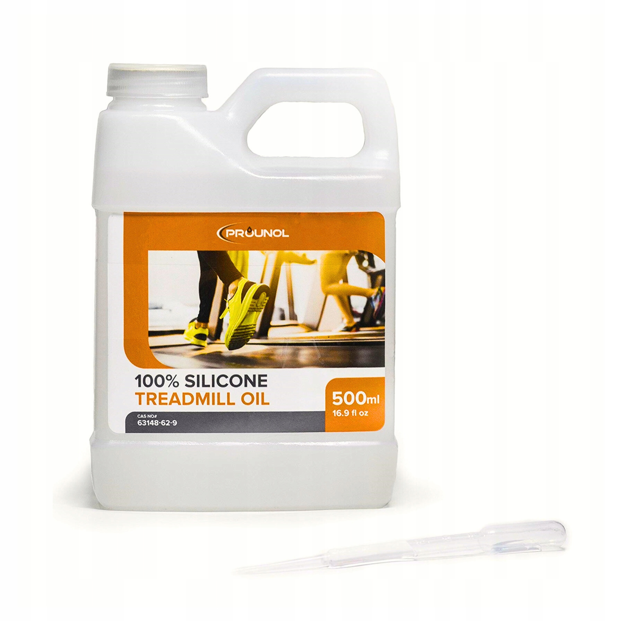 Olej do konserwacji bieżni Prounol 500 ml smar silikonowy 100% aplikator-Zdjęcie-0