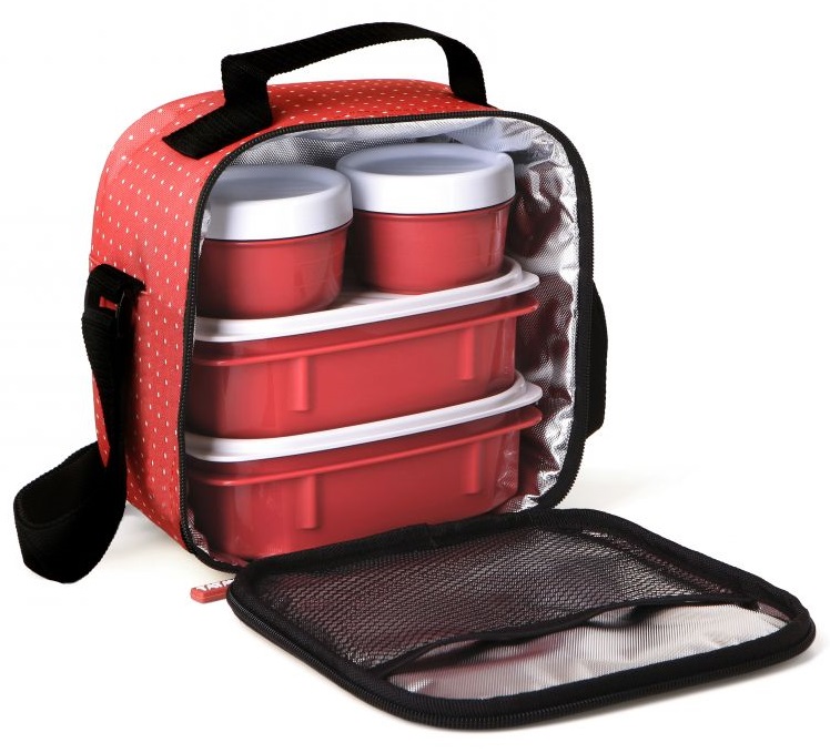 Torba Termiczna 4x pojemnik BEZ BPA Lunchbox Obiad